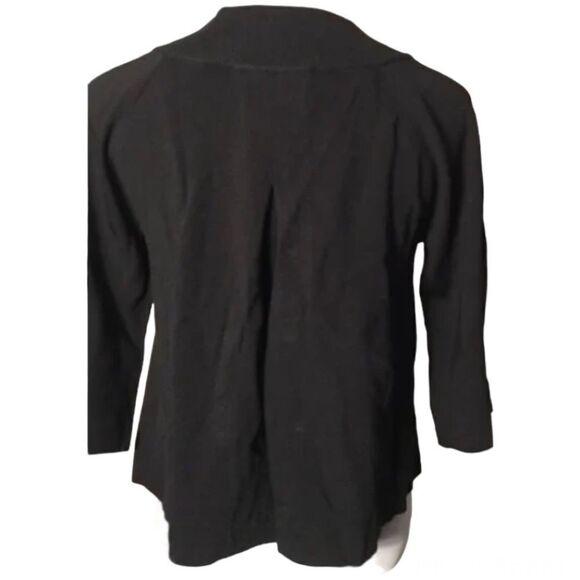 🆕 Cable & Gauge Women's Black Two Button Sweater size S - Picture 4 of 6